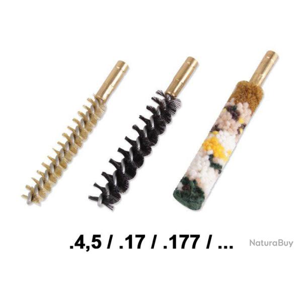 Lot de 3 �couvillons de nettoyage calibre .4,5 / .17