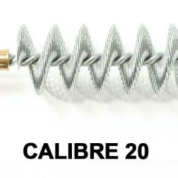 Ecouvillons acier spriale calibre 20 - Vendu &agrave; l'unit&eacute;
