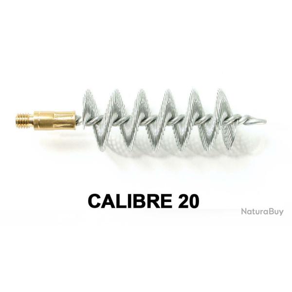 Ecouvillons acier spriale calibre 20 - Vendu � l'unit�