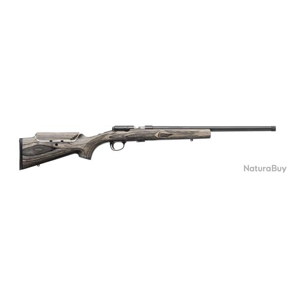 CARABINE BROWNING T-BOLT TARGET VARMINT BRONZ� LAMINATE BUSC R�GLABLE FILET� CAL.17HMR LONGUEUR 49cm