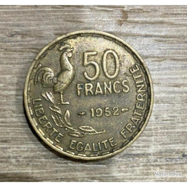 PIECE DE 50 FRANCS GUIRAUD 1952 plusieurs en stock