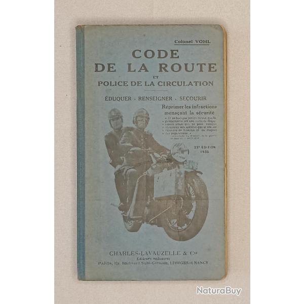 CODE de la route POLICE ann�es 30