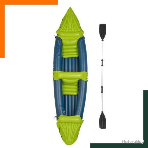 Kayak gonflable pour 2 personnes avec pagaie - 160kg - Rustine de r�paration - Robuste - Confortable