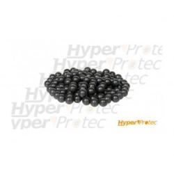 100 Balles Cal.50 caoutchouc durci avec m&eacute;tal T4E RubberSteel noir