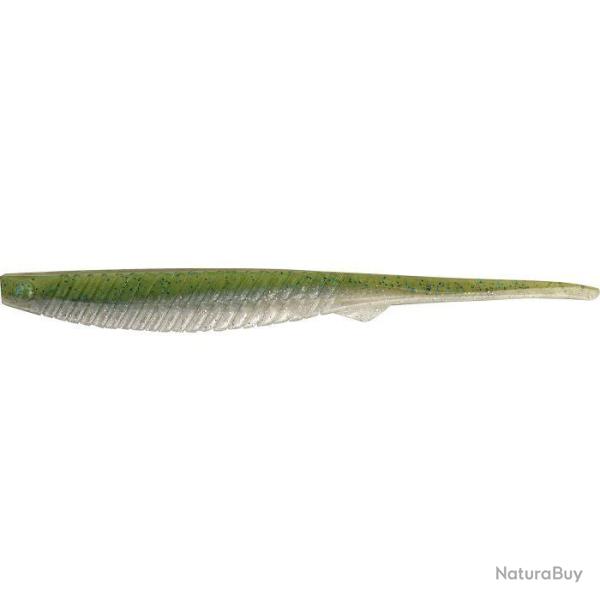 Leurre Souple MADNESS Madfin 6" NATURAL GREEN BLUE FLAKE