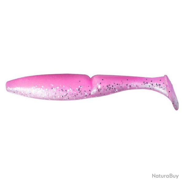 Leurre One Up Shad 5" 083 PINK BACK GLITTER BELLY