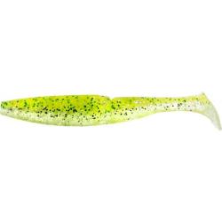 Leurre One Up Shad 5" 107 YELLOW CHART GLITTER