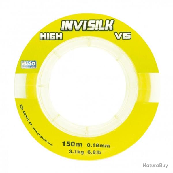 Fil ASSO Invisilk Fluo Jaune 0.16mm