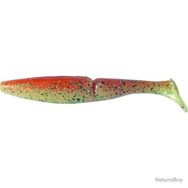Leurre One Up Shad 7" 076 ORANGE GREEN