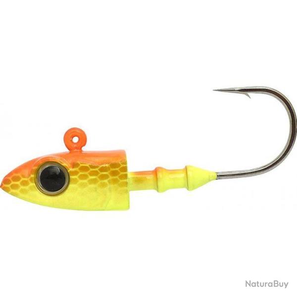 TETE PLOMBEE ULTIMATE EEL EVO ORANGE CHART 7g