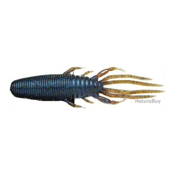 Leurre RAID JAPAN Buggy Craw 4" 020 DARK CINNAMON / BLUE FLK