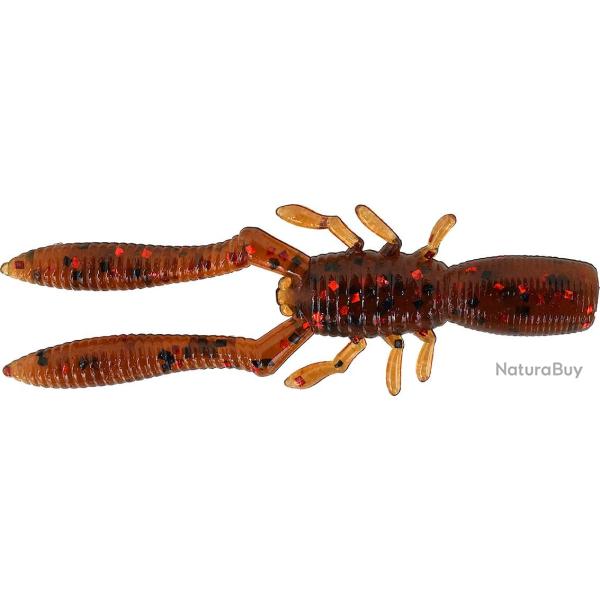 Leurre Souple MEGABASS Bottle Shrimp 2.4" EBIMISO RED FLAKES