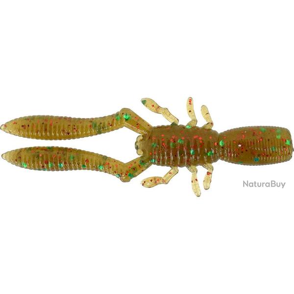 Leurre Souple MEGABASS Bottle Shrimp 2.4" KASUMI GREEN FLAKES