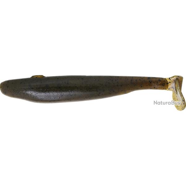 Leurre Souple GAN CRAFT Bariki Shad 4.8" 02 GREEN PUMPKIN SHAD
