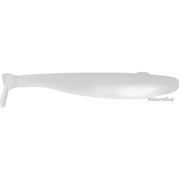 Leurre Souple GAN CRAFT Bariki Shad 5.8" 05 PEARL WHITE