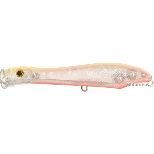 Leurre de Surface POPCHINKO 140 WHITE GHOST RB
