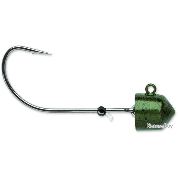 T�te Plomb�e VMC Swingin Ned Rig Green Pumpkin 3.5g