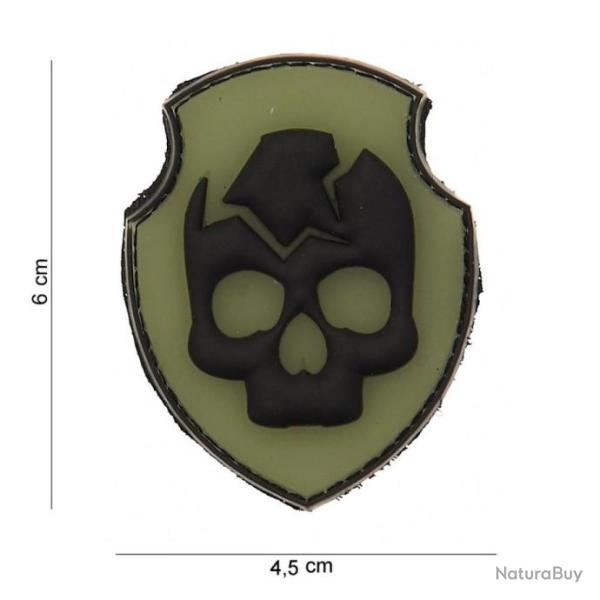Patch 3D PVC Ghost skull | 101 Inc (0001 0851)