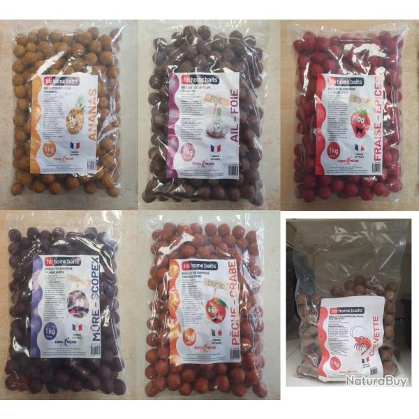 BOUILLETTE HB HOME BAITS 1KG Crevette