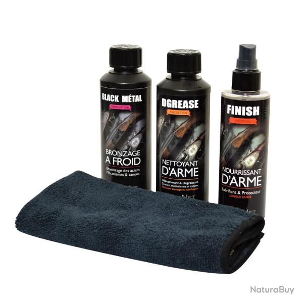 Kit entretien armes lingette microfibre 39x40cm