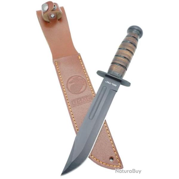 Poignard Kabar fourreau cuir marqu� USMC