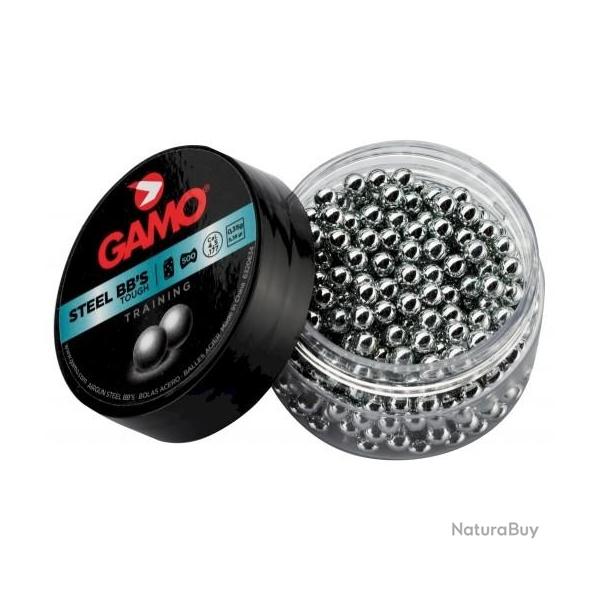 Billes rondes GAMO cal.4.5mm Steel BB's par 500