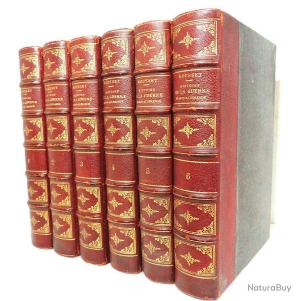 Colonel Rousset. Histoire de la Guerre Franco-Allemande 1870-71. 6/6 vols
