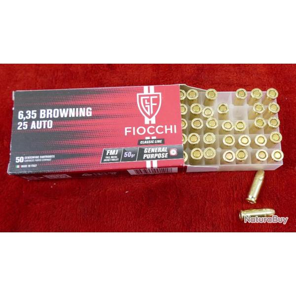 FIOCCHI CAL 6.35 BROWNING