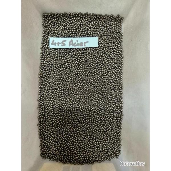 1kg Grenaille d'acier standard n4+5 mlangs