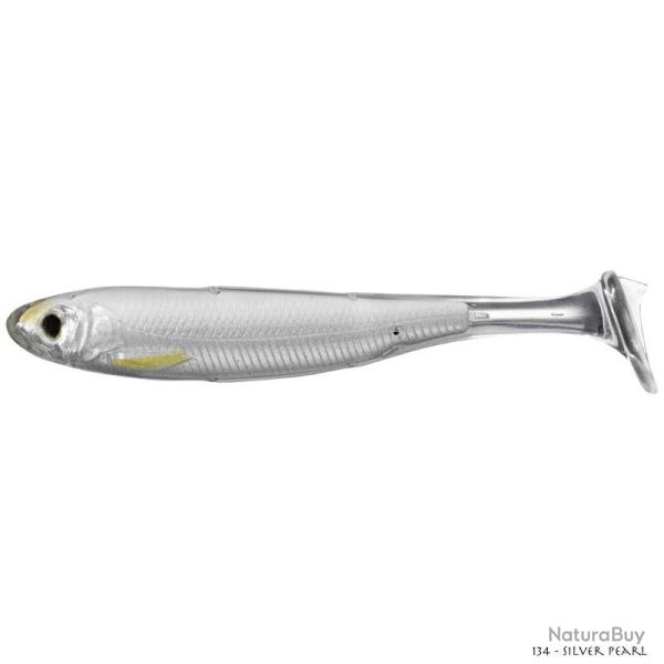 Leurre Souple Live Target Slow Roll Shiner 10cm Silver / Purple FDS