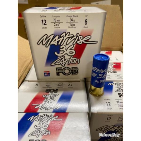 Cartouches Fob Ma�trise 36 carton N6 durci