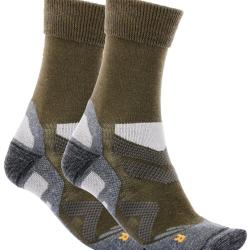 Pack de 2 paires de chaussettes anti-tiques (Couleur: Vert, Taille: 42-44)