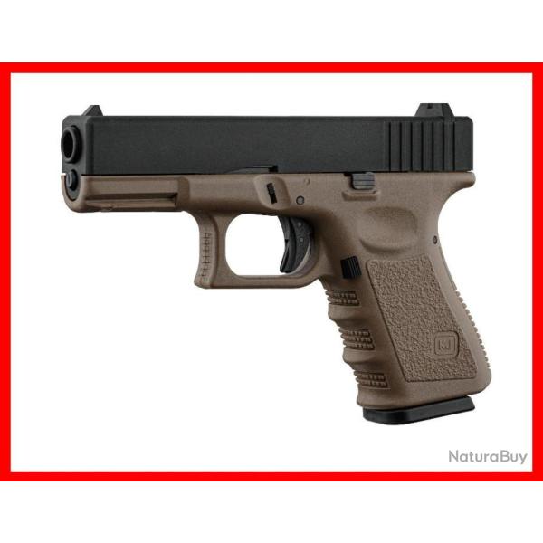 REPLIQUE AIRSOFT KJ WORKS KP-23 METAL SLIDE TAN