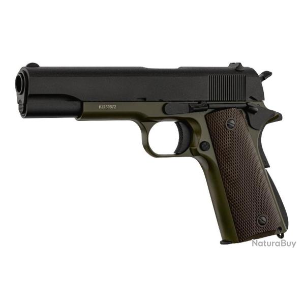 REPLIQUE AIRSOFT KJ WORKS 1911 GAZ METAL OD