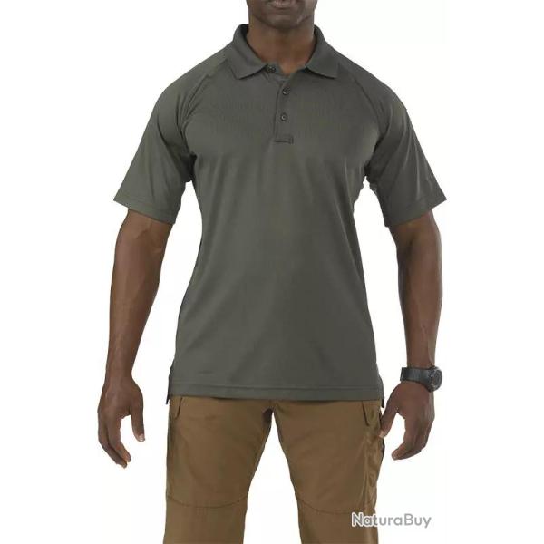Polo Performance manches courtes XS TDU Green (190)