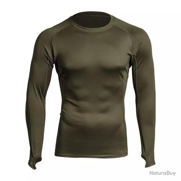 Maillot Thermo Performer 0�C � 10�C Vert Olive