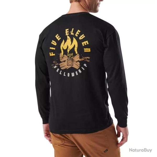 T Shirt LS Fellowship Noir