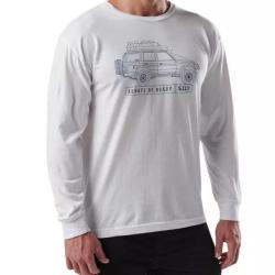 T Shirt LS Offroad Dreaming Blanc