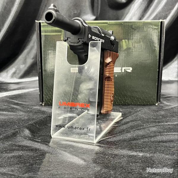 PISTOLET EUROP-ARM "BORNER C41" - CULASSE FIXE - CO2 - CAL. 4.5MM BB'S