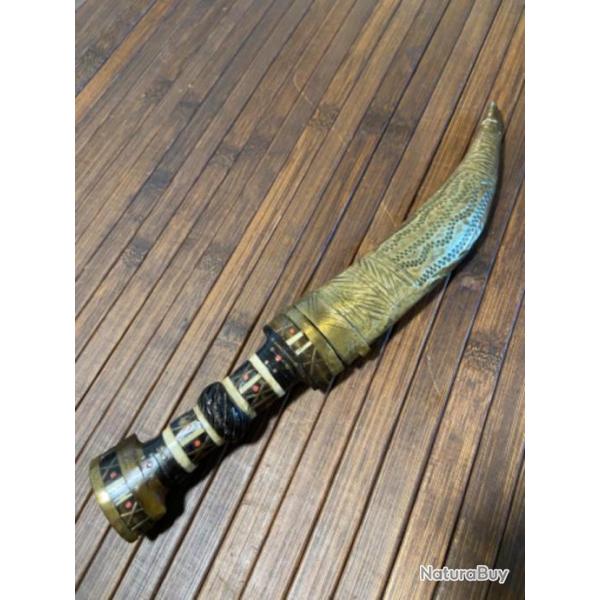 POIGNARD SYRIEN MANCHE EN OS ET CORNE