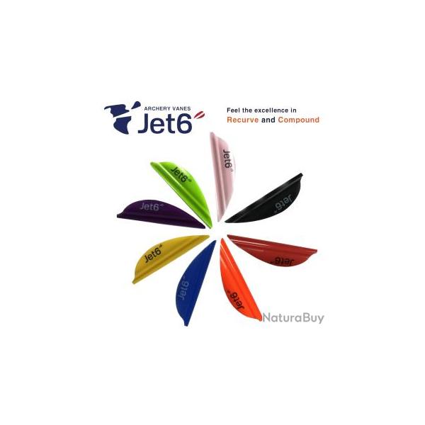 JET6 - Plumes 2.5" (x50) ROSE GAUCHER (LH)