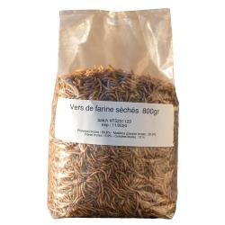 Vers de Farine S&eacute;ch&eacute;s 800g - Friandises Prot&eacute;in&eacute;es pour canards