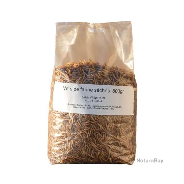 Vers de Farine S�ch�s 800g - Friandises Prot�in�es pour canards