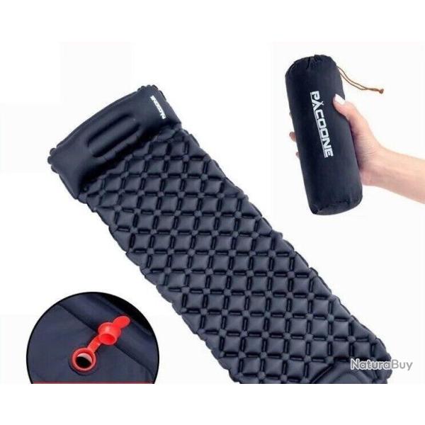 Matelas Gonflable de Camping - Randonn�e avec Oreiller Confort Ultra L�ger LIVRAISON OFFERTE