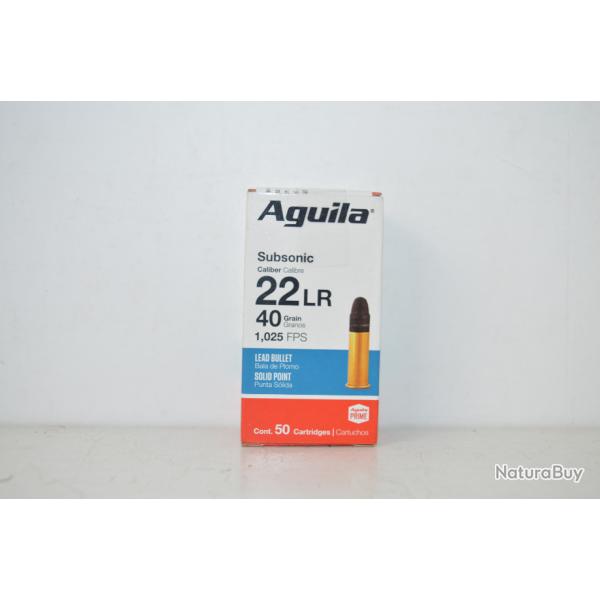 1000 munitions Aguila subsonique SP40