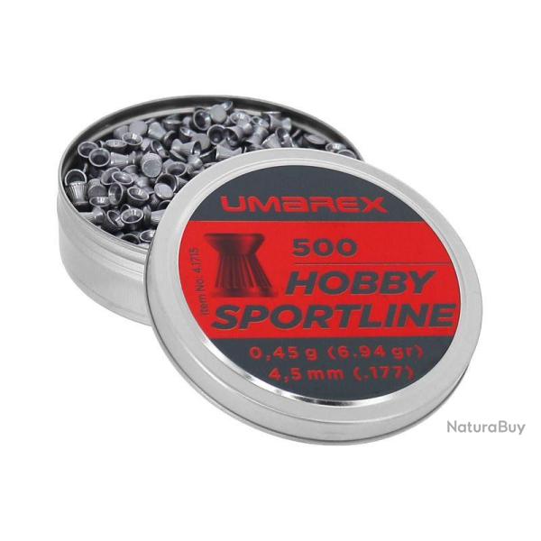 Plombs Hobby Sportline t�te plate 4.5mm 6.94gr Umarex