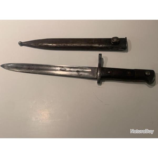 baionnette turque 1935 avec fourreau