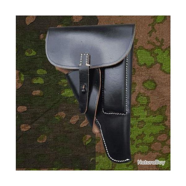 Etui / Holster P38 Souple WW2 Reproduction Premium - Militaria WW2