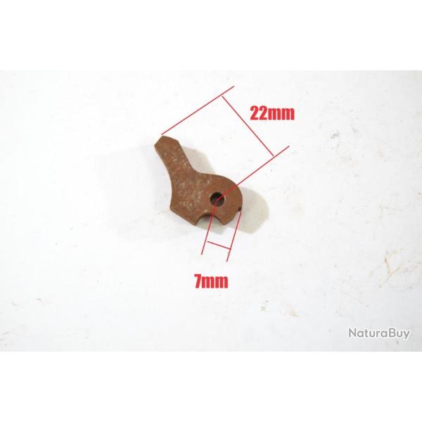 Gachette d'arme � identifier. Fusil / carabine pistolet revolver poudre noire ? ancien brut de fabr