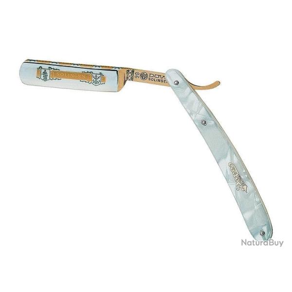 RASOIR DOVO 5/8 FACON NACRE LAME CARBONE